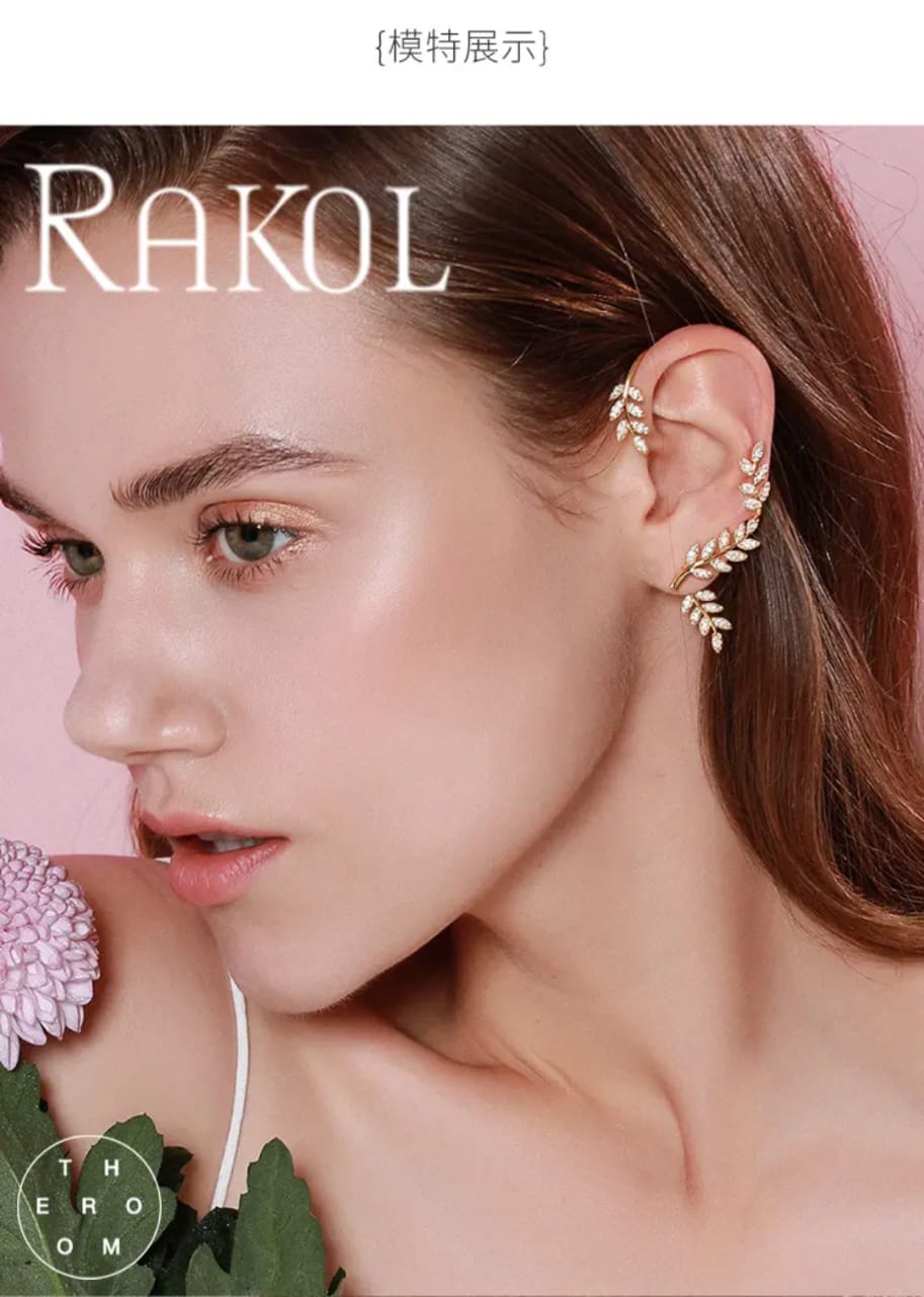 Hot selling Ear Clips for Women Colour:- Gold Material:- Copper+ Zircon stones Anti tarnish and Anti Allergic For 1 ear only , 1 piece