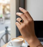 heart shaped rings