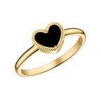 heart shaped rings