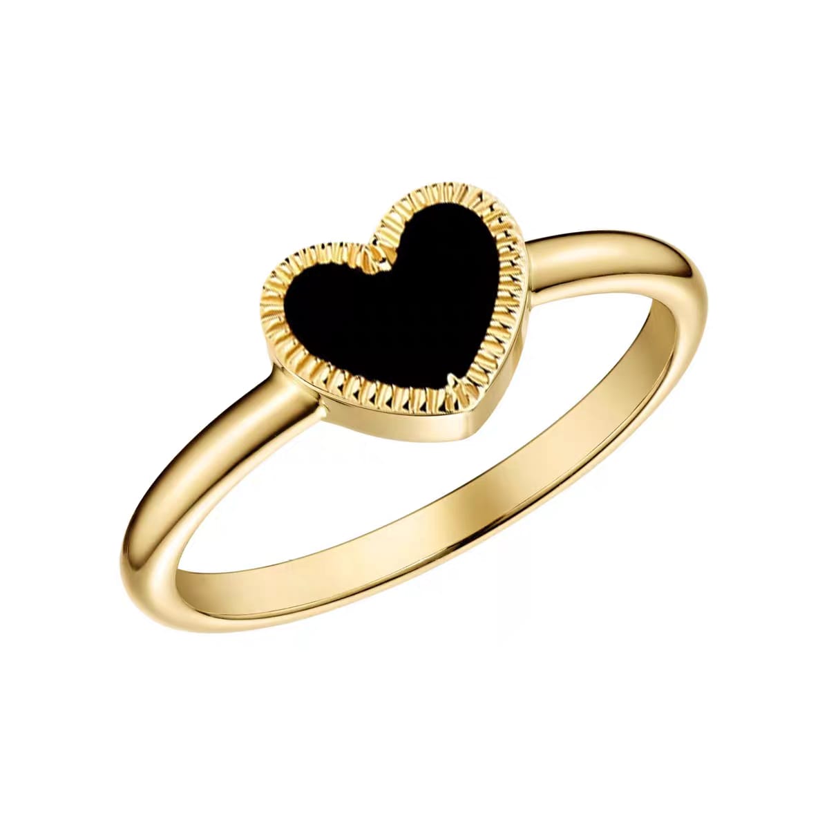 heart shaped rings