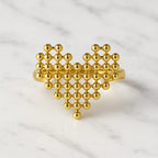 Stainless steel statement rings for women