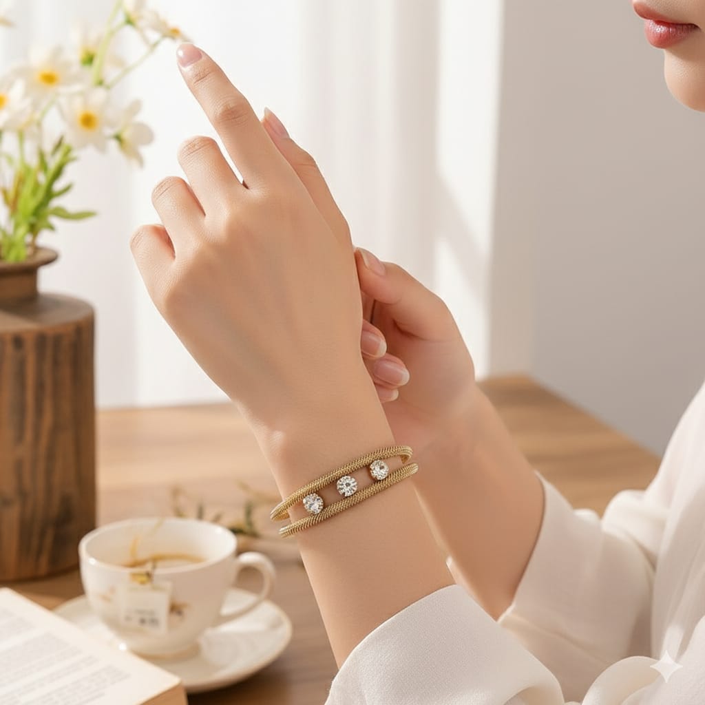 Party wear and Weeding style bracelets for women