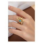 Stainless steel statement rings Anti tarnish and Anti Allergic Superior Quality products