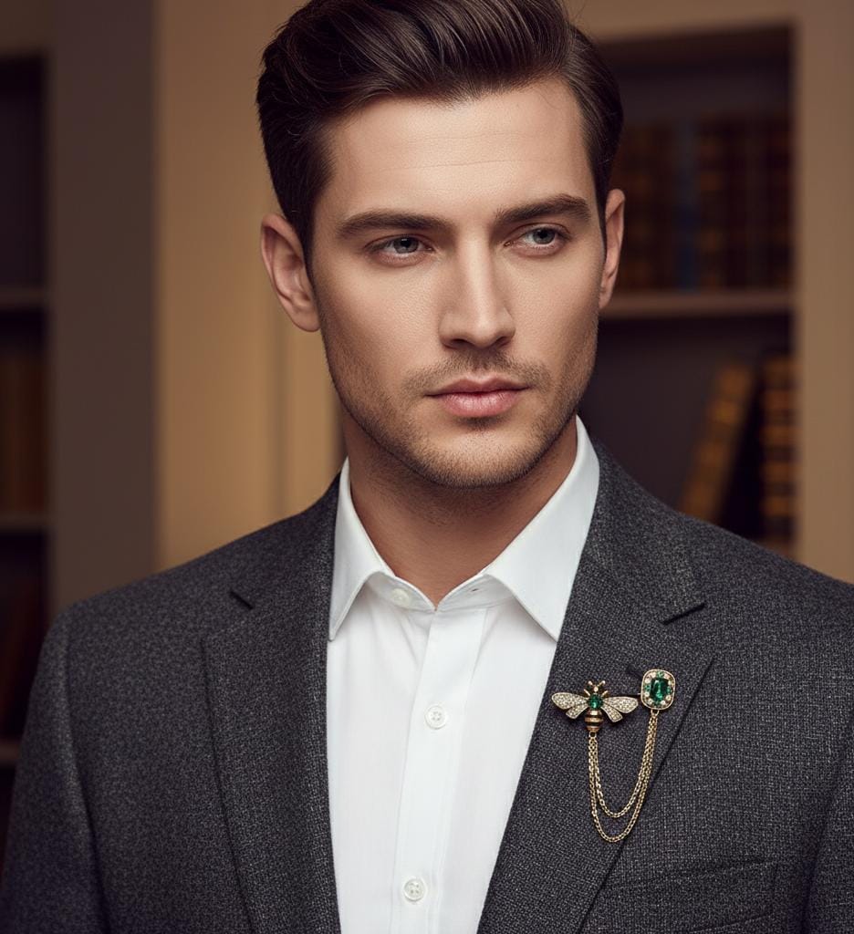 New design unisex style Brooch For both Men's and WomenAnti tarnish and Anti Allergic Alloy Copper material Superior Quality