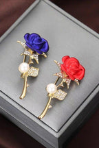 Rose Shaped Brooches Unisex style for men and women both