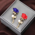 Rose Shaped Brooches Unisex style for men and women both