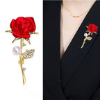 Rose Shaped Brooches Unisex style for men and women both