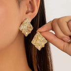 Stainless steel trendy earrings Anti tarnish and Anti Allergic 18 k gold plated Superior Quality products