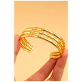 Stainless steel bracelet for women Hot selling designsAnti Tarnish and Anti allergic material 18 k gold plated with titanium material
