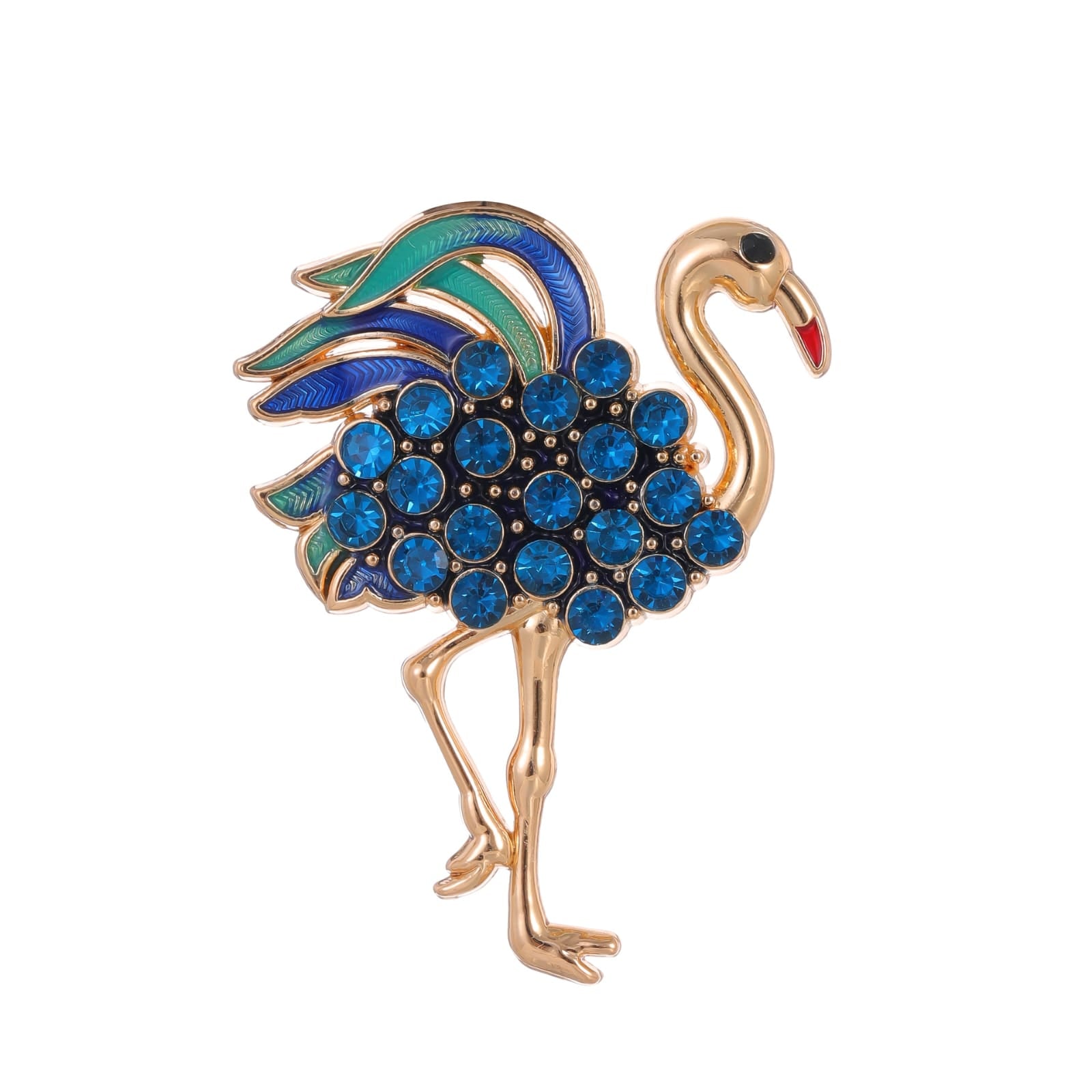 Flamingo shaped Brooch