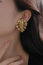 Stainless steel leaf design Earrings Anti tarnish and Anti Allergic Superior Quality products