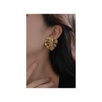 Stainless steel leaf design Earrings Anti tarnish and Anti Allergic Superior Quality products