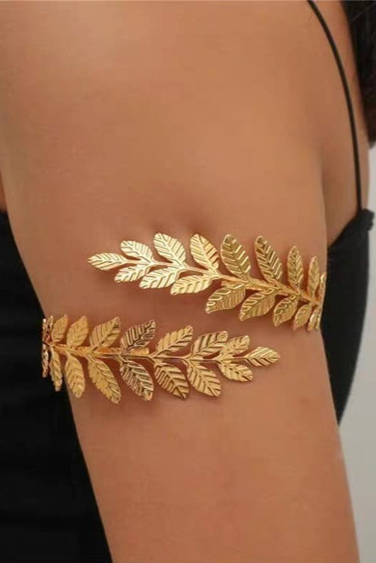 Hot selling Armlets for women Leaf shaped