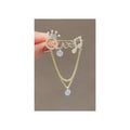 Queen Shaped Elegant brooch Material:- Alloy copper Anti Tarnish and Anti Allergic Superior Quality products