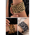 Leopard print bracelet for women