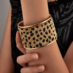 Leopard print bracelet for women