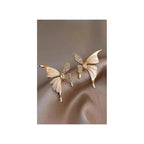 Butterfly ear studs for women
