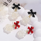 Flower and bow Earings for women