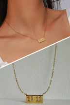 11:11 Lucky Charm Necklace for GirlsMaterial:- Alloy copper Anti tarnish necklace Colour:- Gold