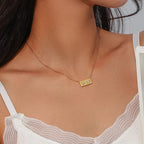 11:11 Lucky Charm Necklace for GirlsMaterial:- Alloy copper Anti tarnish necklace Colour:- Gold