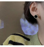 Anti Tarnish Black stone studs