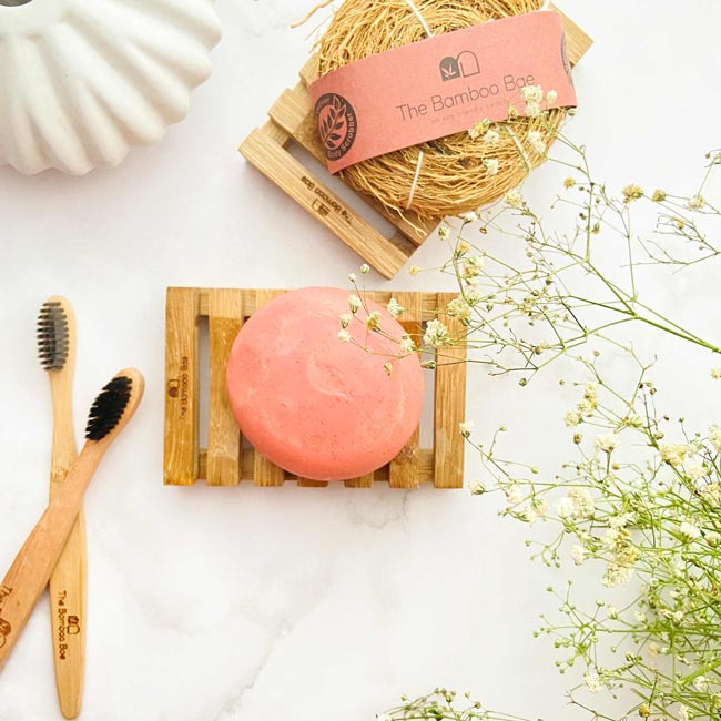 Zero Waste Kit | Personal Care Festive Gifting Combo | Soap Tray + Toothbrush + Tongue Cleaner + Loofah