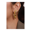 Stainless steel earrings for womenColor :- Gold18 k gold plated Anti tarnish and Anti Allergic Superior Quality jewellery