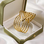 Stainless steel bracelet for women Hot selling designsAnti Tarnish and Anti allergic material 18 k gold plated with titanium material