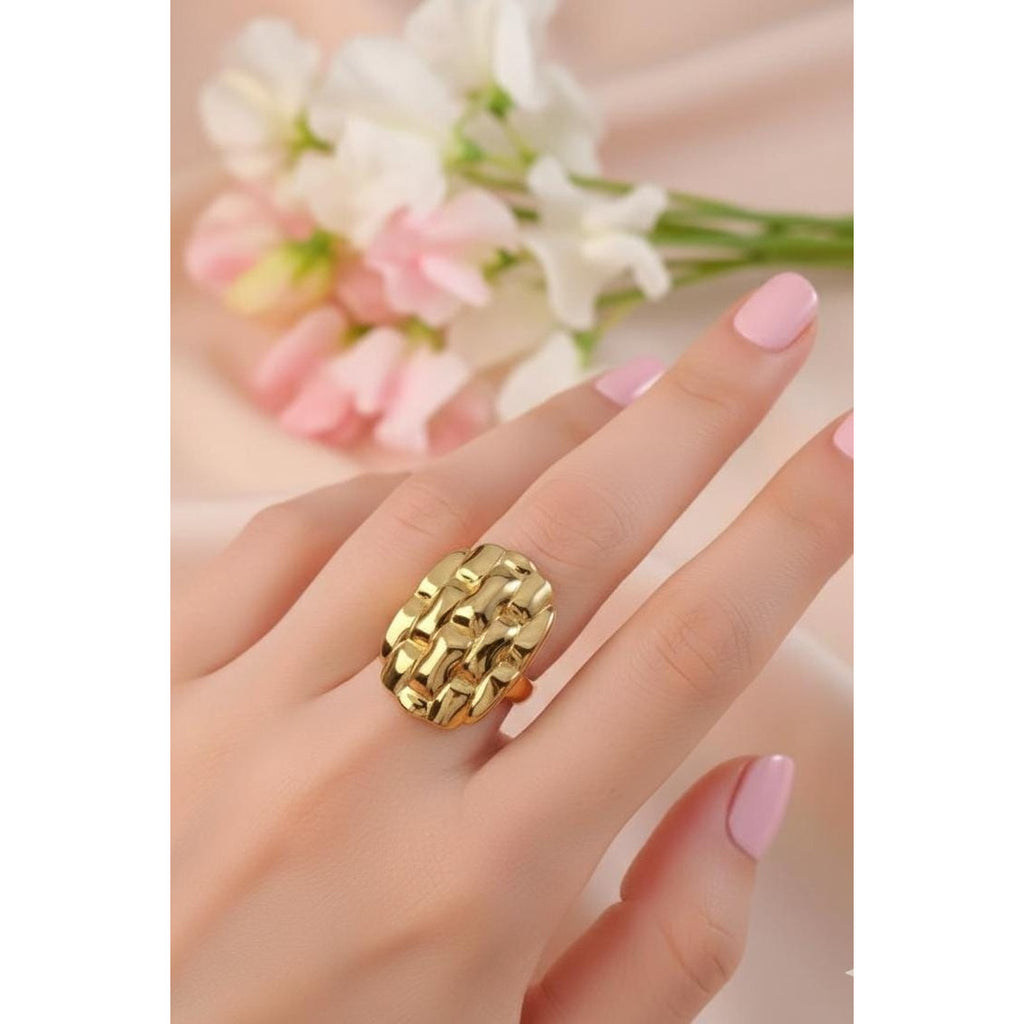 Stainless steel statement rings for women