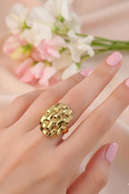 Stainless steel statement rings for women