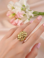 Stainless steel statement rings for women
