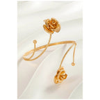 Flower shape Armlet for girls Colour:- GoldAnti tarnish material Anti allergic Material:- Copper Alloy