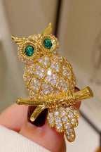 Owl shaped Brooch Unisex style