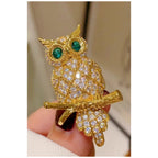 Owl shaped Brooch Unisex style