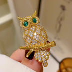Owl shaped Brooch Unisex style