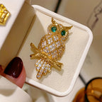 Owl shaped Brooch Unisex style