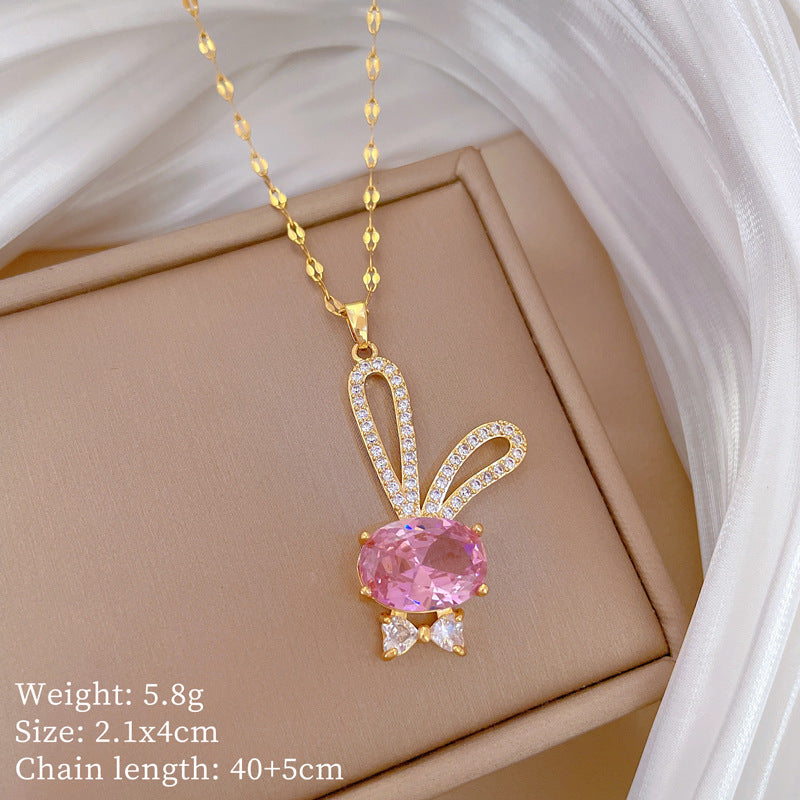 Cute rabbit style Necklace for women Anti Tarnish and Anti Allergic Material:- Stainless steel Superior Quality products