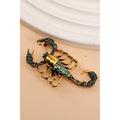 Scorpion shaped Brooch Unisex style for men and women bothAnti tarnished material Colour:- Same as photo Material:- Alloy copper
