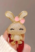 Cute rabbit style Brooch Unisex style for men's and womenColour:- gold Anti Tarnish material, superior Quality