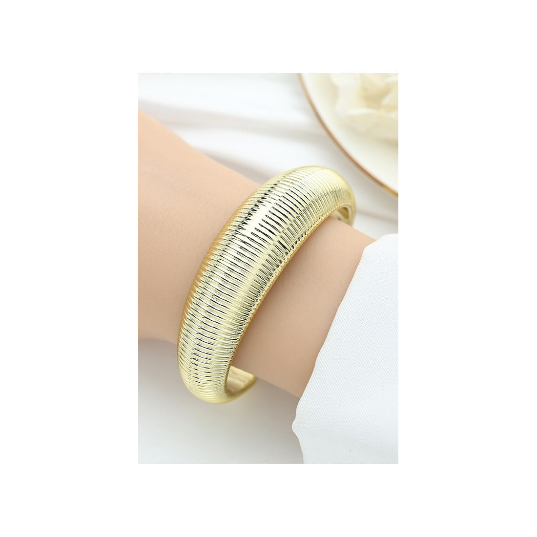 Hot selling girl's Bracelet Adjustable size Material:- CCB Colour:- Gold Anti tarnish material