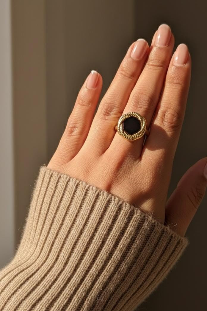 Stainless steel statement rings