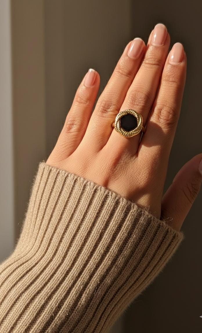 Stainless steel statement rings