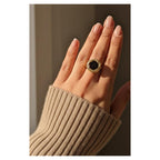 Stainless steel statement rings
