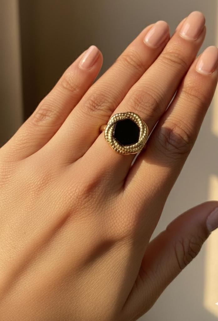 Stainless steel statement rings
