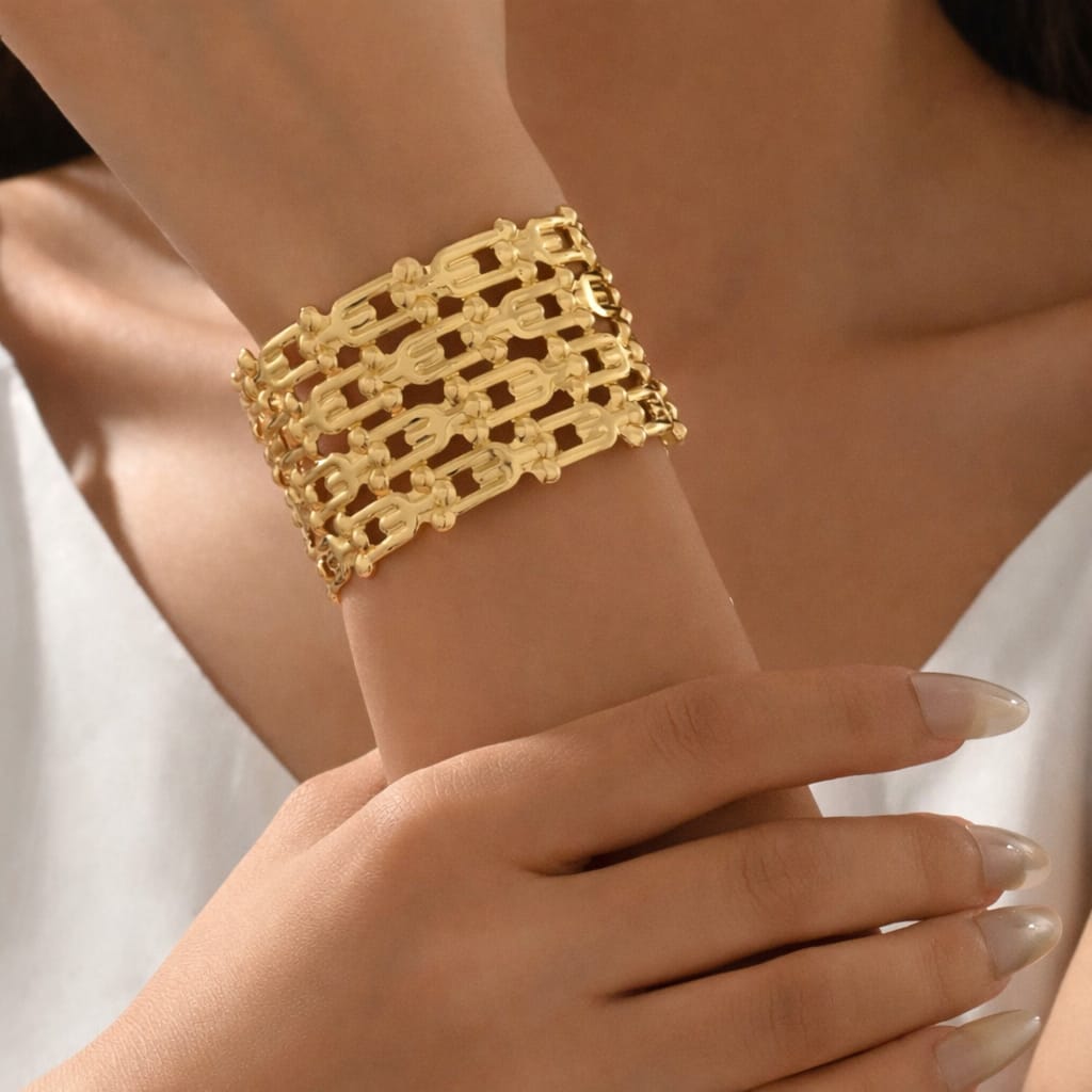 Hot selling bracelet designs Adjustable sizes Anti Tarnish and Anti Allergic Material:- Alloy copper