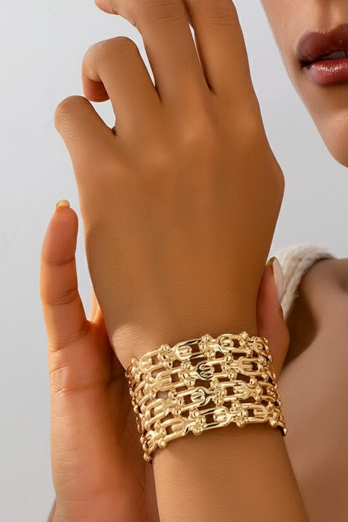 Hot selling bracelet designs Adjustable sizes Anti Tarnish and Anti Allergic Material:- Alloy copper