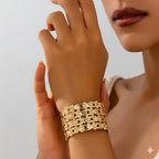 Hot selling bracelet designs Adjustable sizes Anti Tarnish and Anti Allergic Material:- Alloy copper