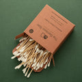 Bamboo Cotton Swabs | Bamboo Earbuds | 100 Sticks - 200 Swabs | Soft and Gentle