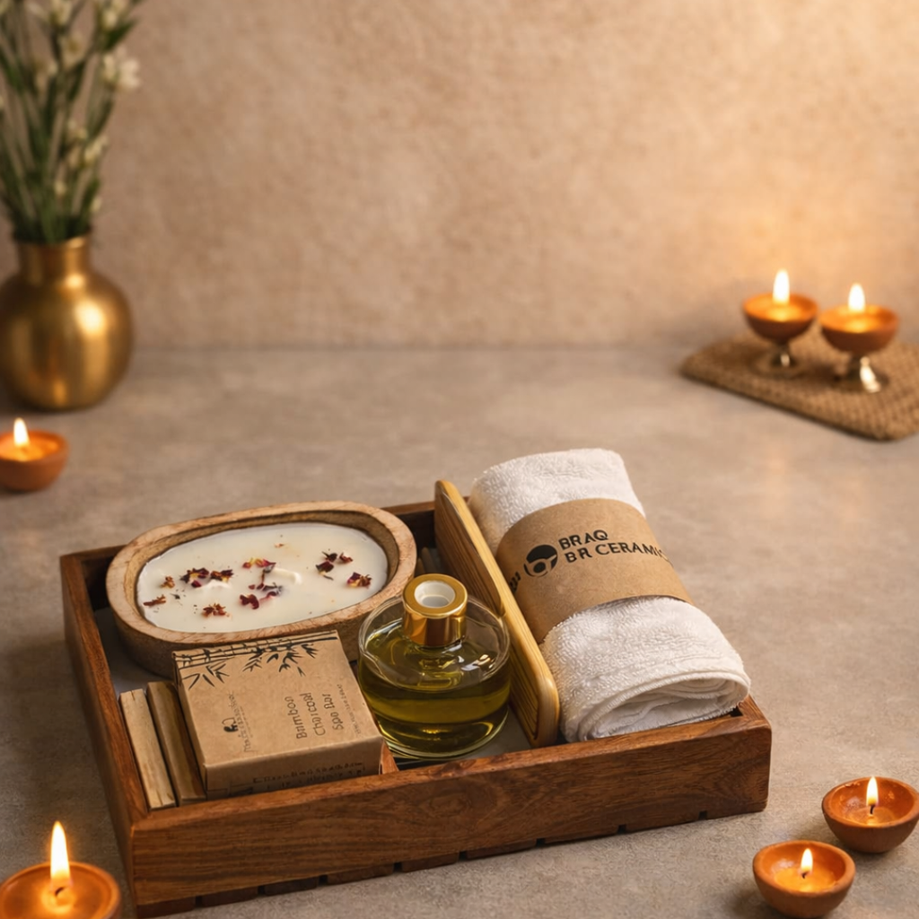 Sustainable Calm & Care Festive Gifting Hamper by The Bamboo Bae