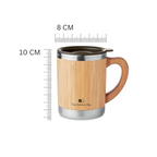 Bamboo Mug – Stainless Steel Tumbler, Leak-Proof & Durable - The Bamboo Bae